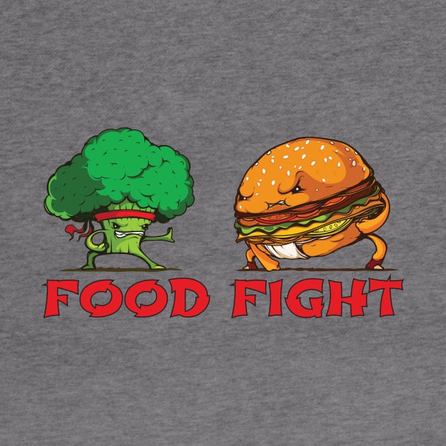 Food Fighting Martial Arts Masters by extrinsiceye